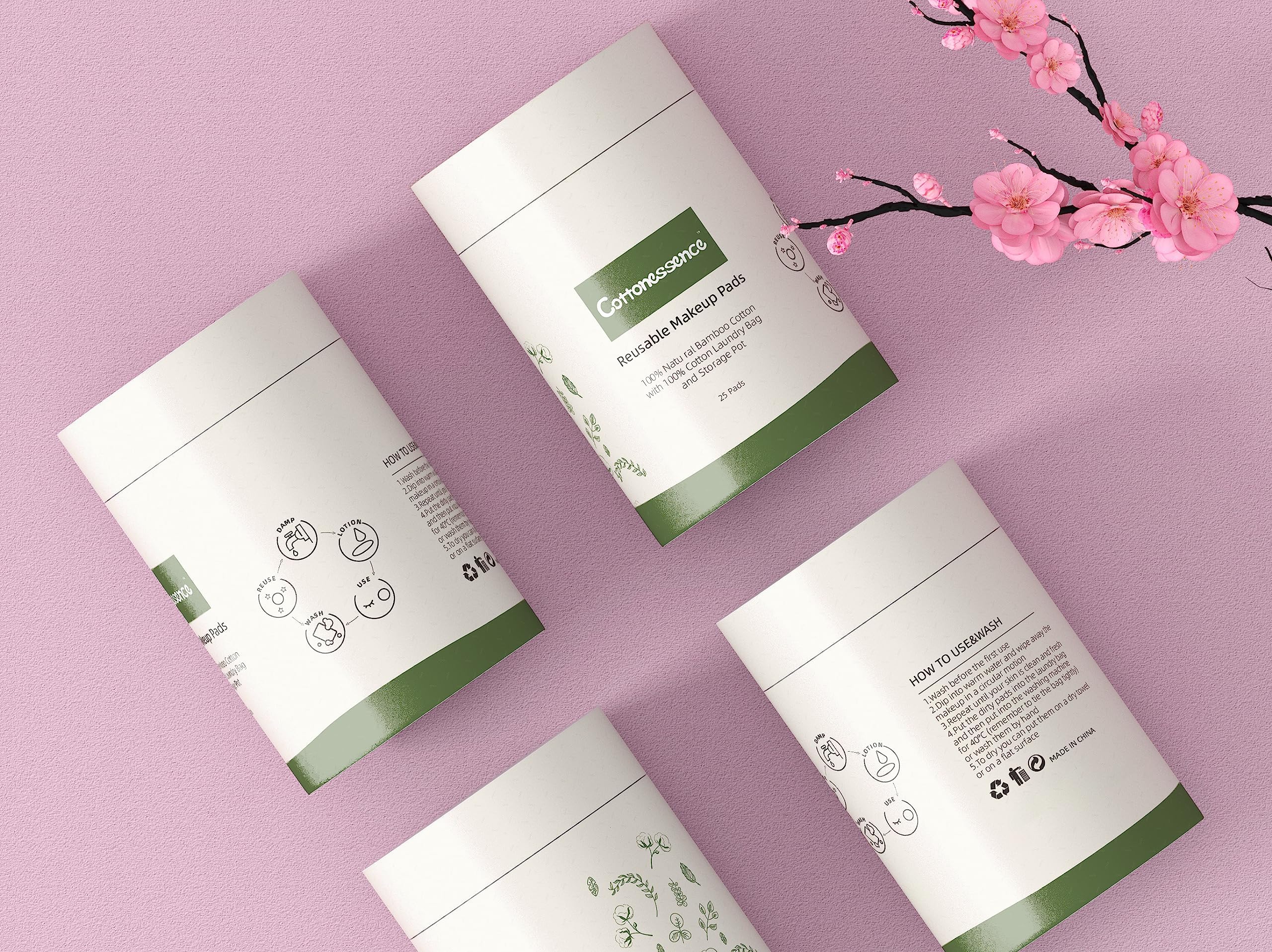 Cottonessence kit de viaje, perfecto para desmaquillar en ruta sin esfuerzo.