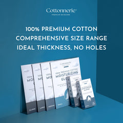Gants Cottonnerie, hydratation nocturne efficace pour les mains sensibles.