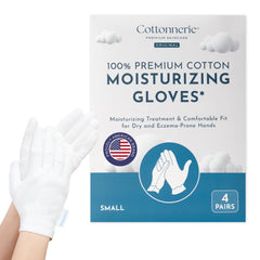 Gants Cottonnerie pour le sommeil, apaisent les mains sèches pendant la nuit.
