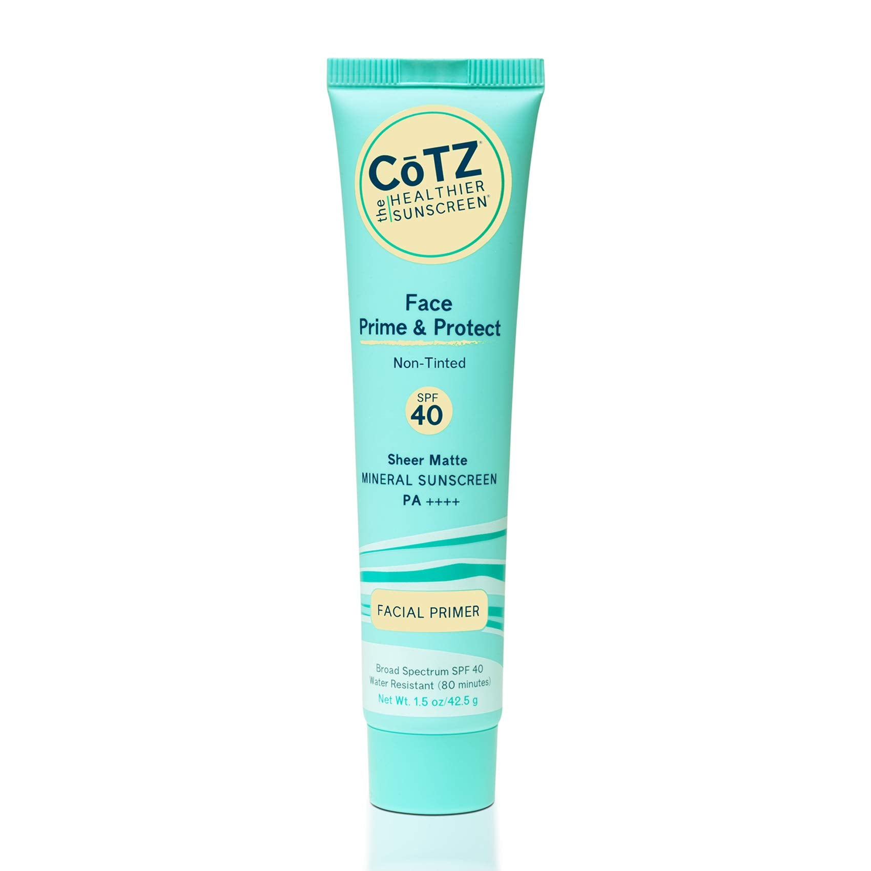 CoTZ base-visage sans-teinte en flacon, texture légère prête à l'application