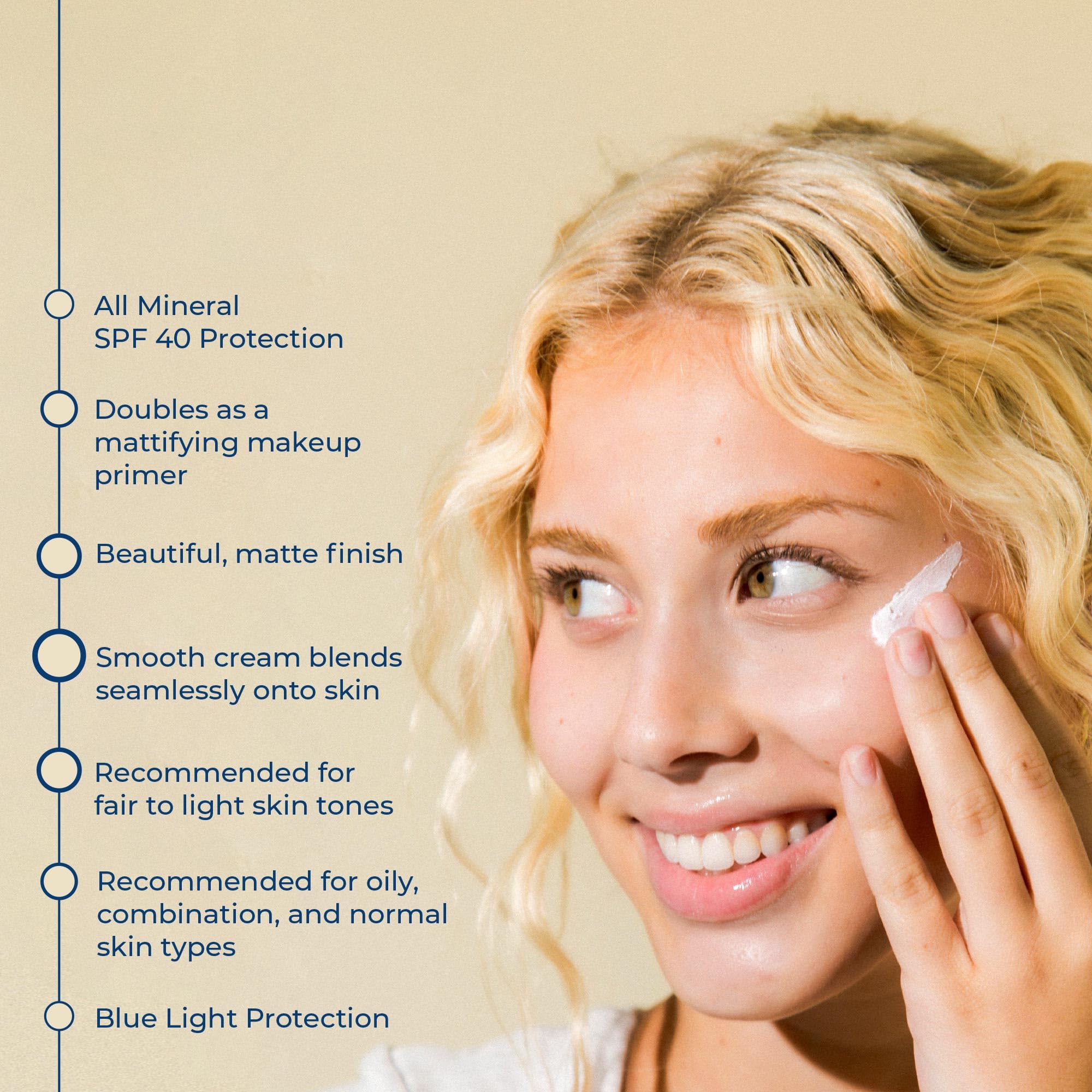 CoTZ finition matte visage pour un fini naturel et non gras