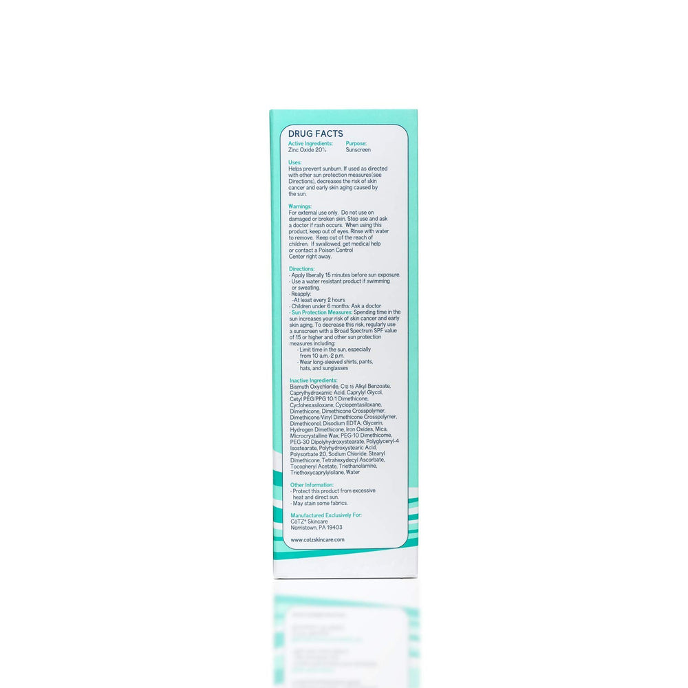 CoTZ – Hydratation légère pour le visage, usage quotidien.