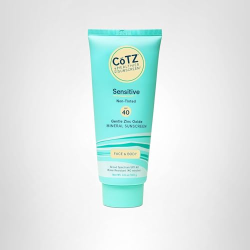 CoTZ Sensitive – application facile sur visage et corps sans teint.