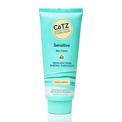CoTZ Sensitive – texture légère et invisible sur la peau.