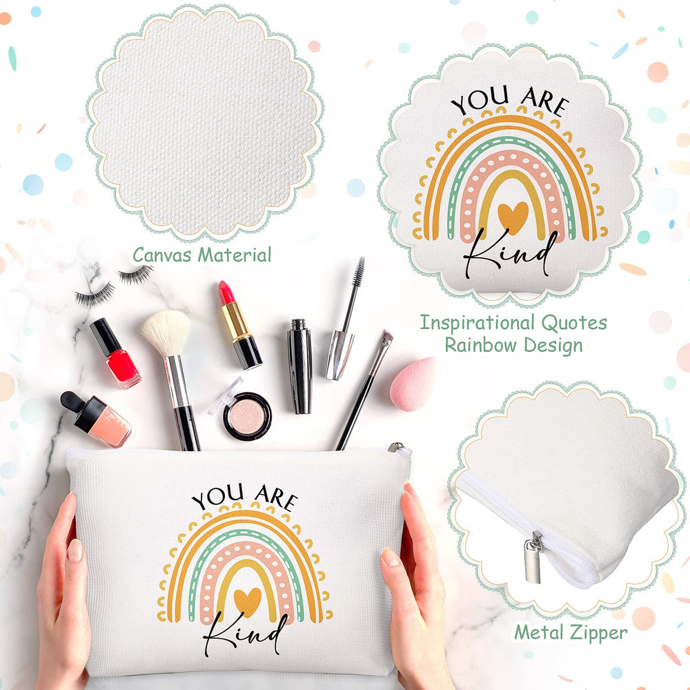 Bolsas Coume con cremallera para guardar maquillaje con seguridad.