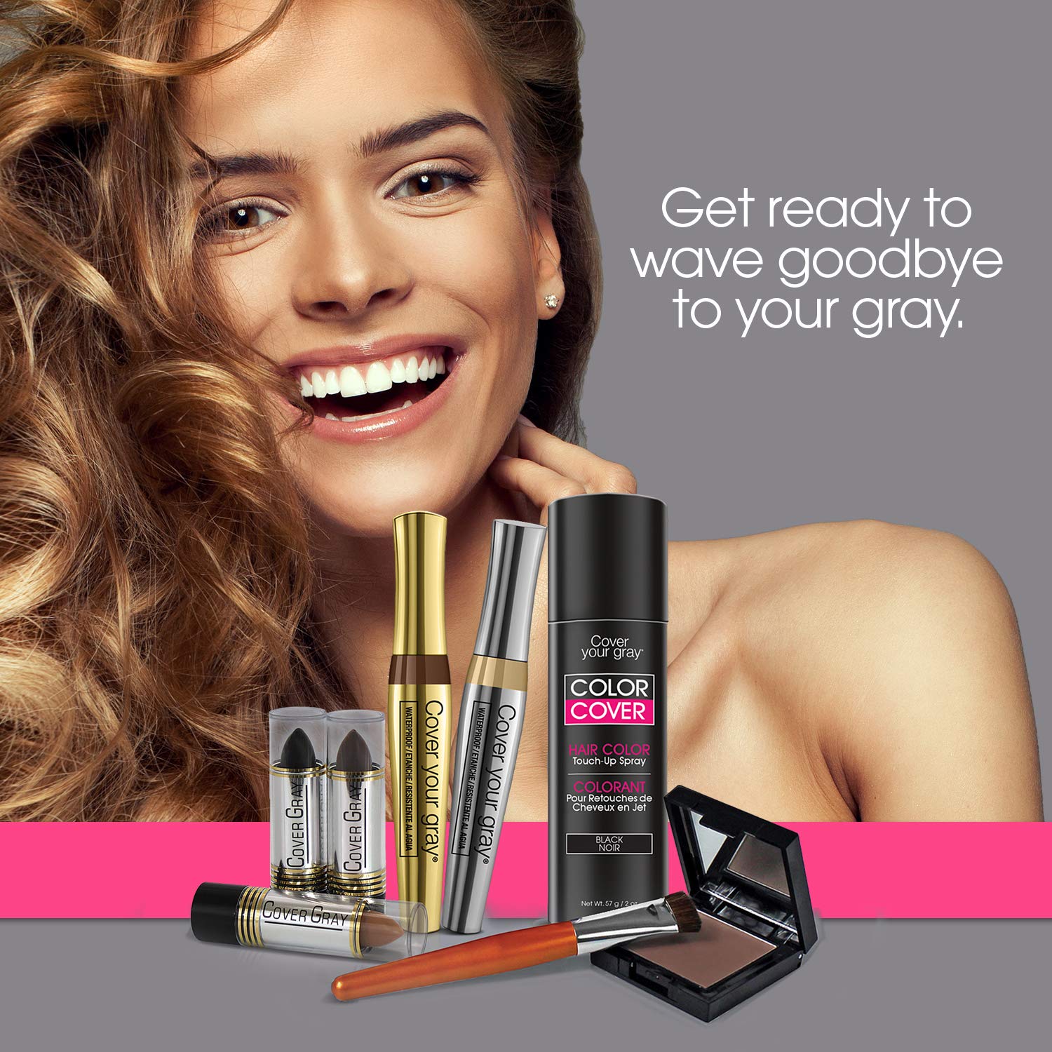 Cover Your Gray Pro Fill-In Fibers Procapil cubre raíces y canas de forma natural