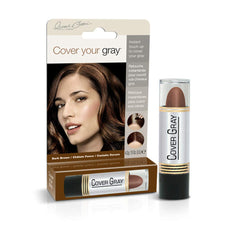 Cover Your Gray Stick castaño oscuro en acción, cobertura rápida de raíces.