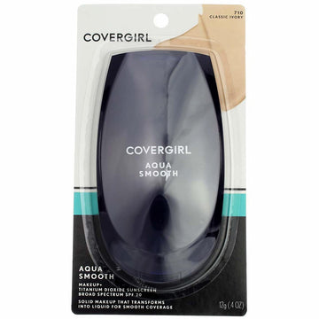 CoverGirl Aquasmooth acabado polvo ligero, ideal para retoques diarios.