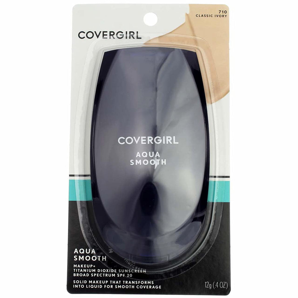 CoverGirl Aquasmooth acabado polvo ligero, ideal para retoques diarios.