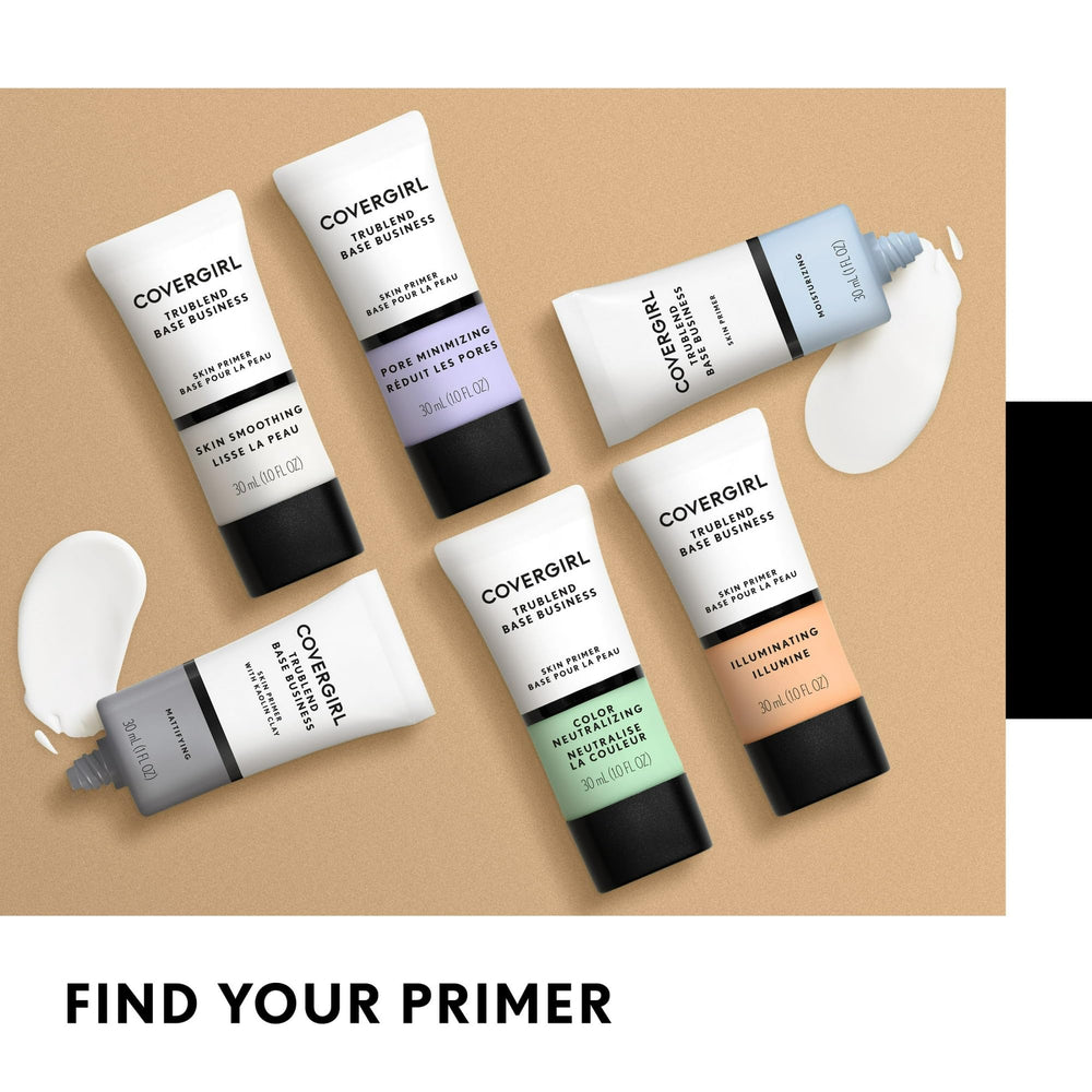 COVERGIRL Base Business Primer envase 30 ml para uso diario.