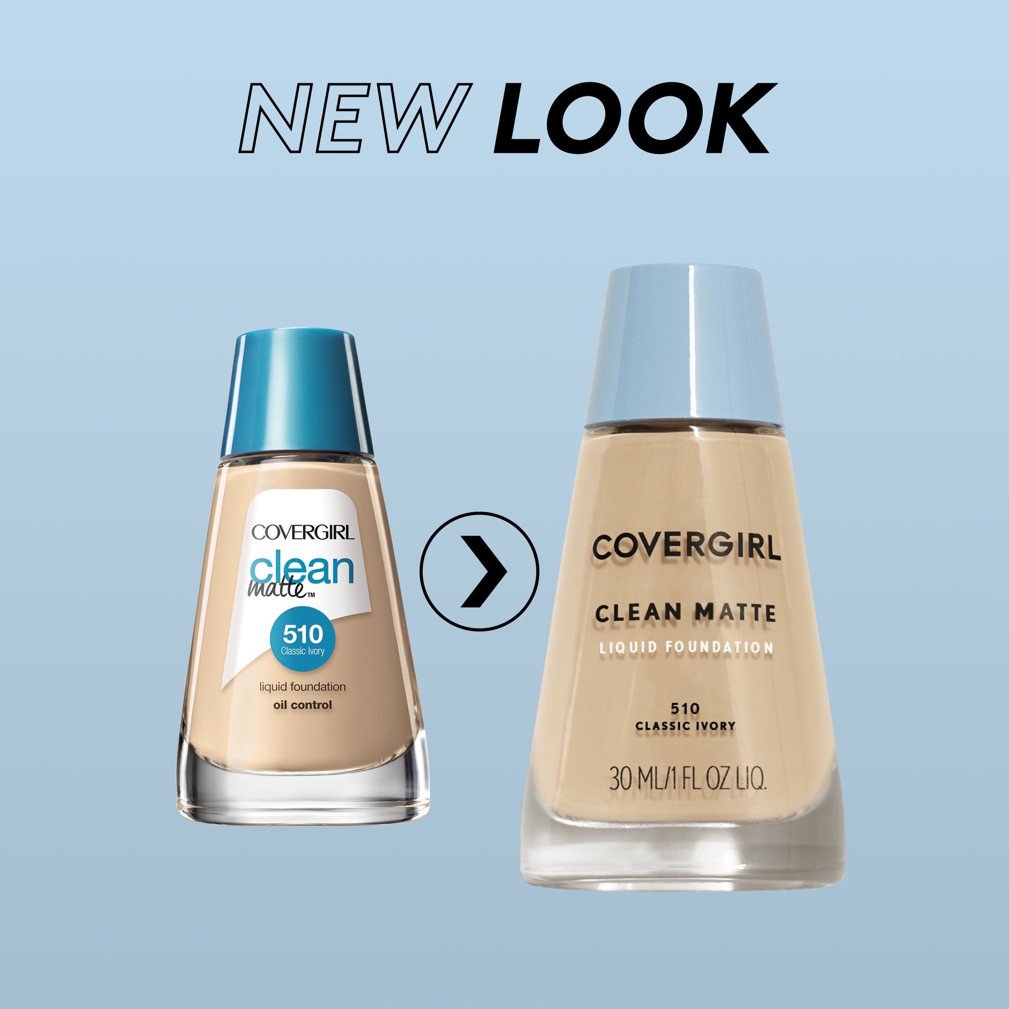 COVERGIRL base líquida mate para aplicación diaria, textura suave sin irritar piel sensible.