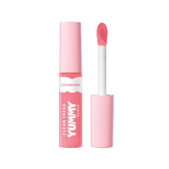 COVERGIRL Clean Fresh Yummy Gloss con aplicador preciso para un brillo suave y hidratante.