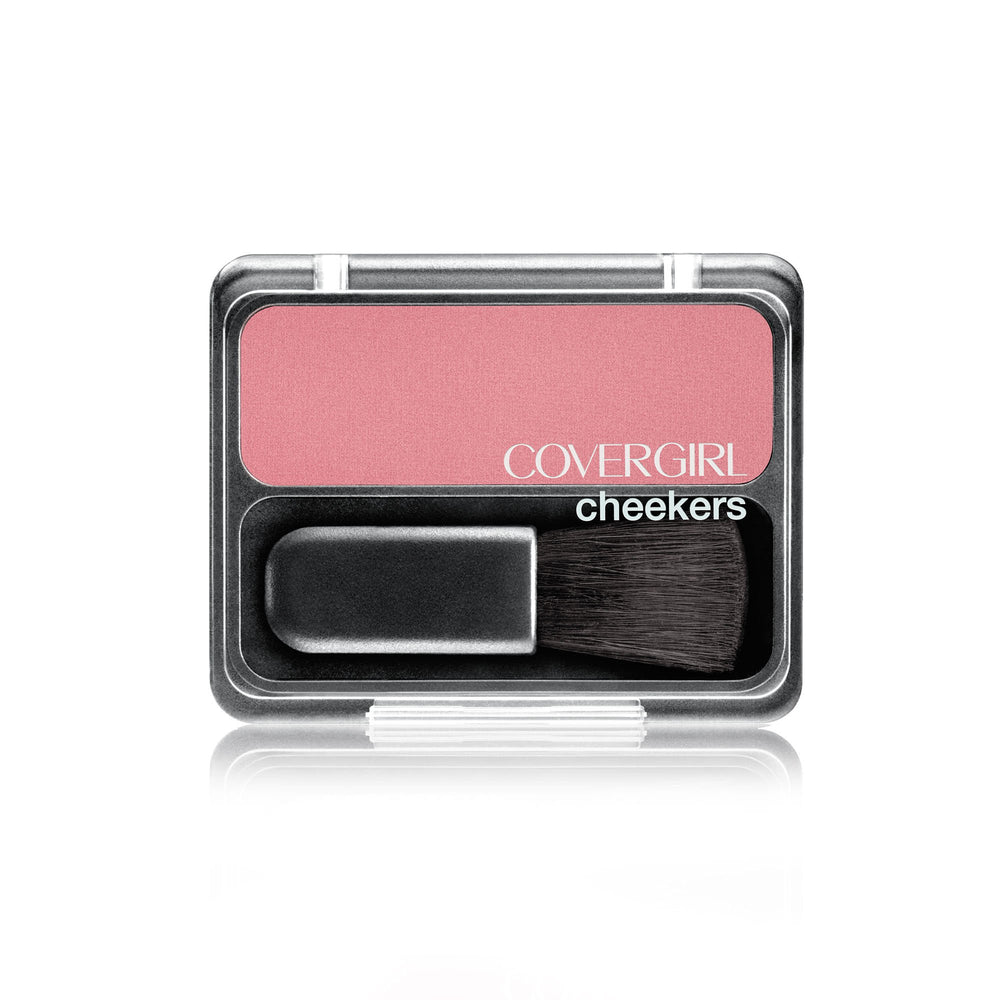 COVERGIRL Cheekers Bronzer, compacto práctico para retoques y brillo suave