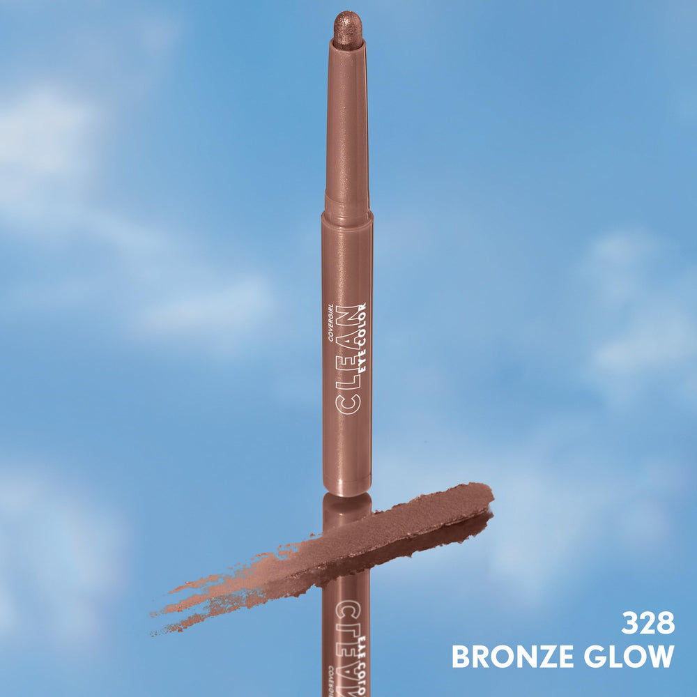 CoverGirl Clean Eye Color bronce brillo barra 09: envase compacto ideal para bolso y retoques.