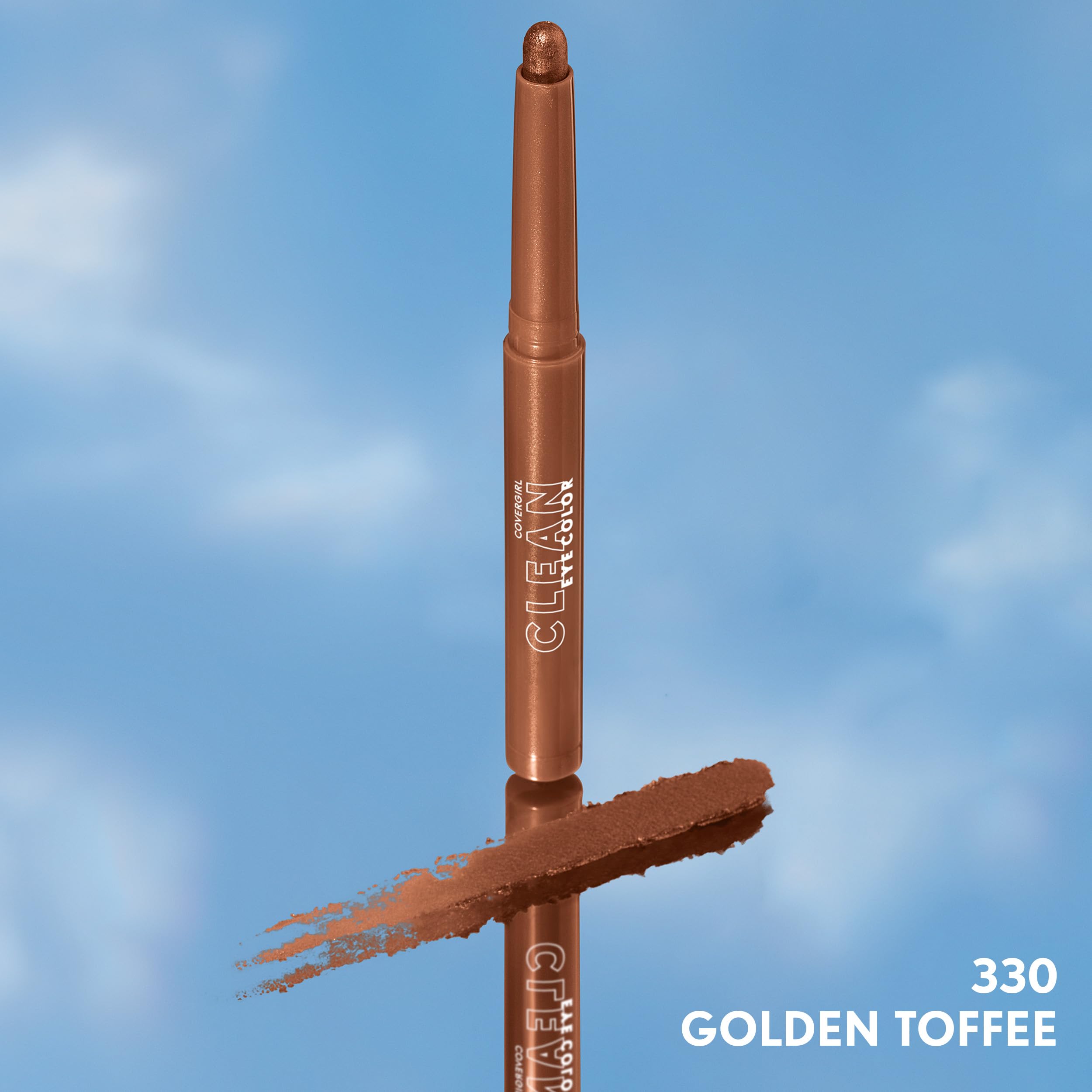 CoverGirl Clean Eye Color Golden Toffee probado oftalmológicamente para ojos sensibles