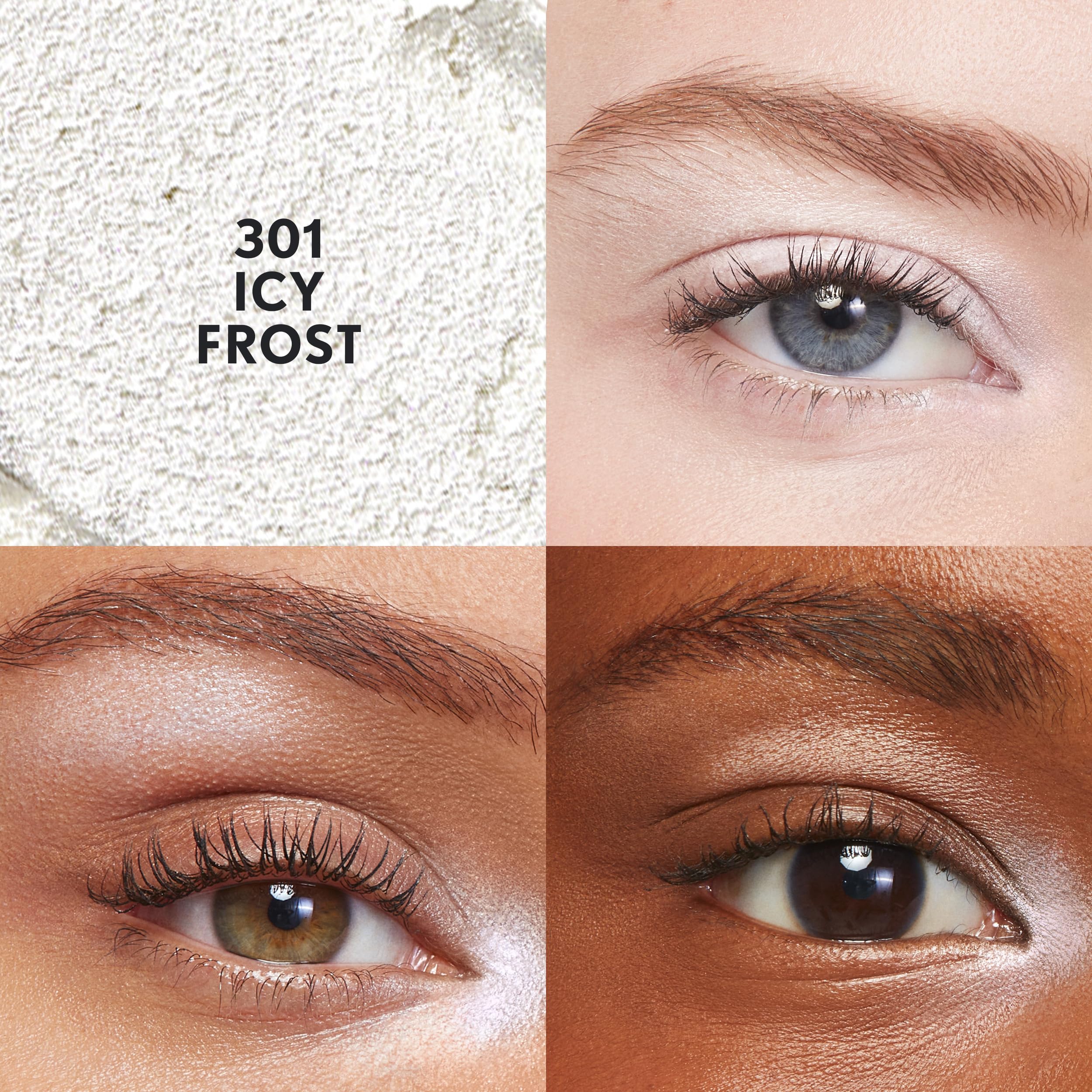 CoverGirl Clean Eye Color Icy Frost – pigmento alto para acabado cremoso y duradero.