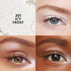 CoverGirl Clean Eye Color Icy Frost – pigmento alto para acabado cremoso y duradero.