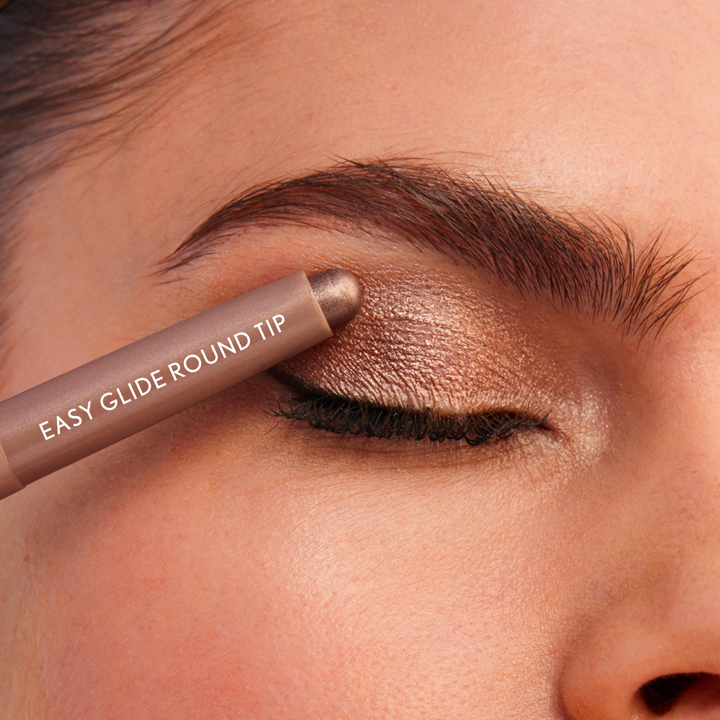 CoverGirl Clean Eye Color Icy Frost – fórmula vegana y libre de parabenos para ojos sensibles.