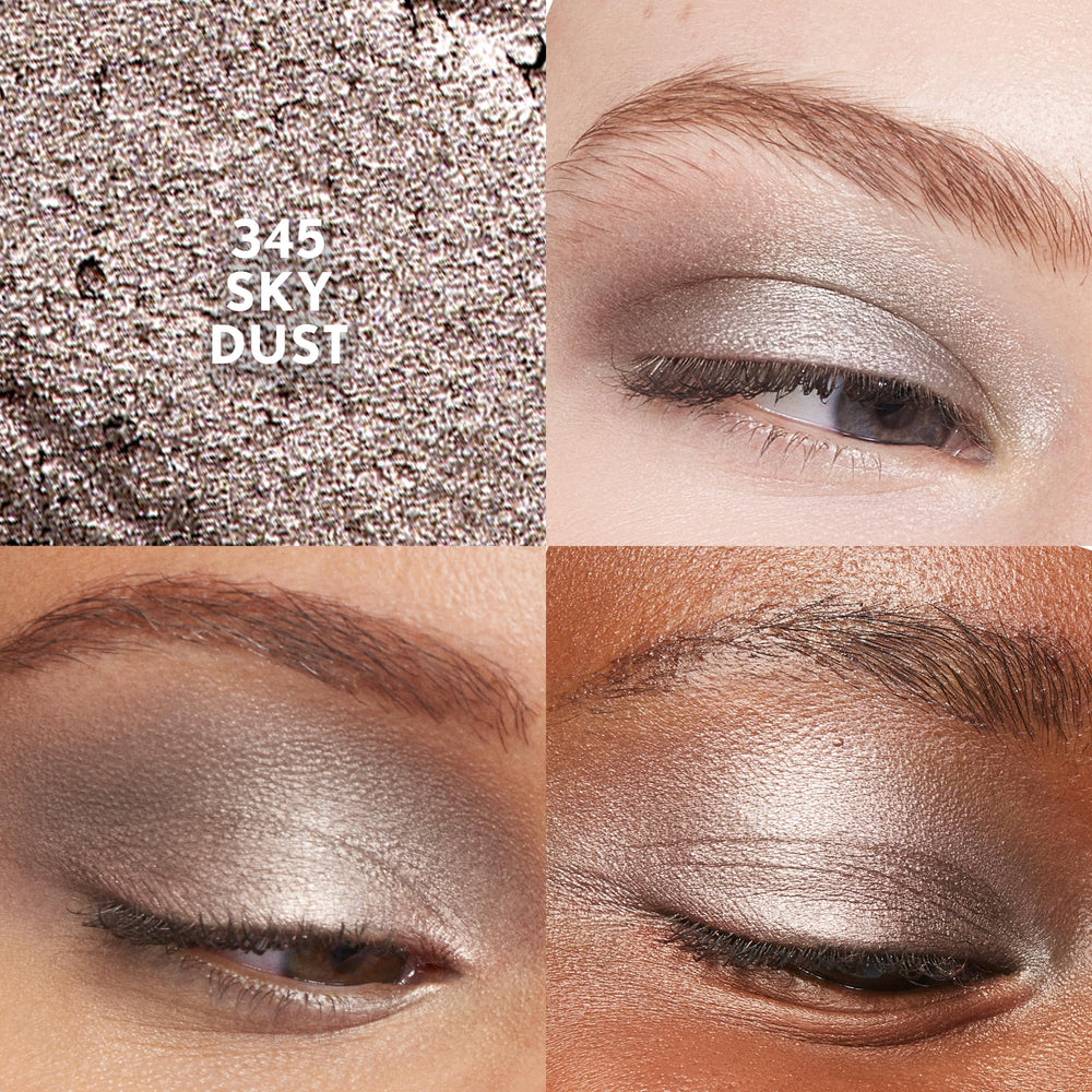 Vista de la sombra Polvo Celeste de CoverGirl desde diferentes ángulos