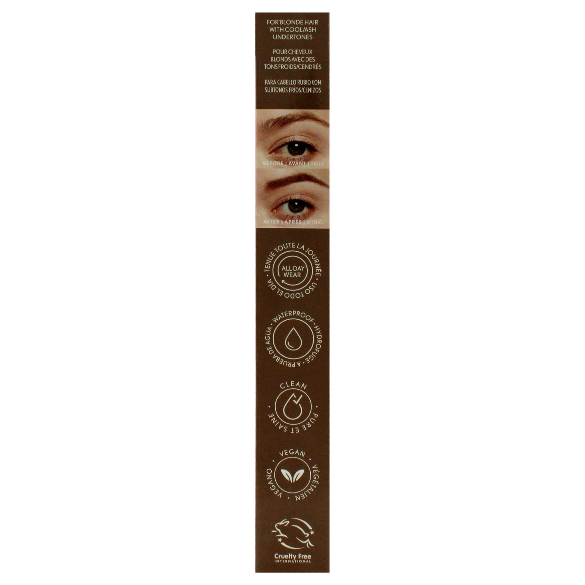 CoverGirl Clean Fresh Brow Filler pigmentacion alta para definir rasgos.