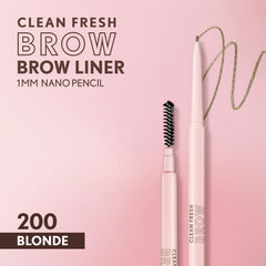 Lápiz Covergirl Clean Fresh Brow Nano con definición natural de las cejas.