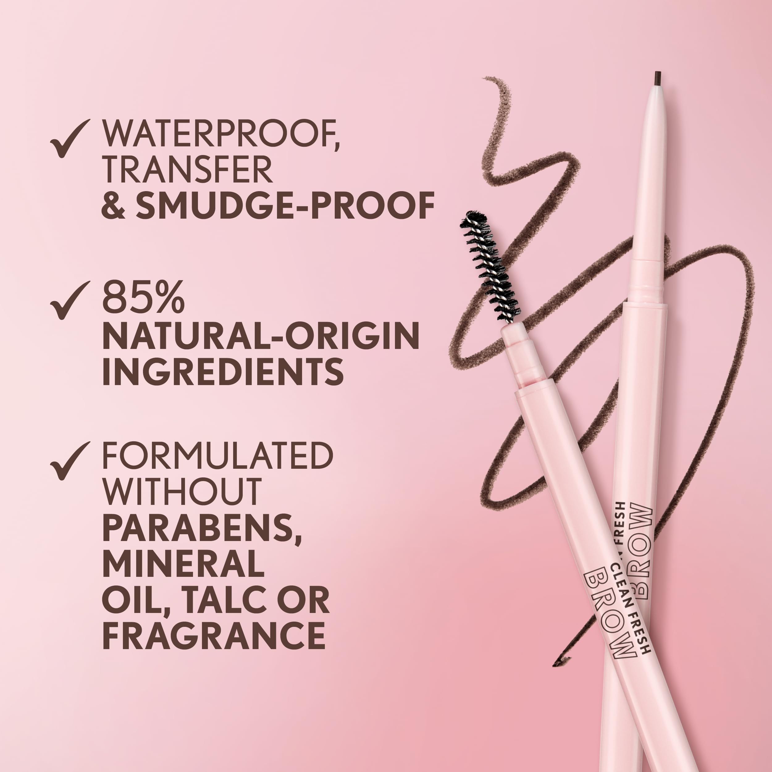 Covergirl Clean Fresh Brow Nano: duración todo el día para cejas definidas.