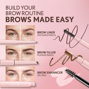 Covergirl Clean Fresh Brow Nano peine-aplicador integrado para definir y peinar