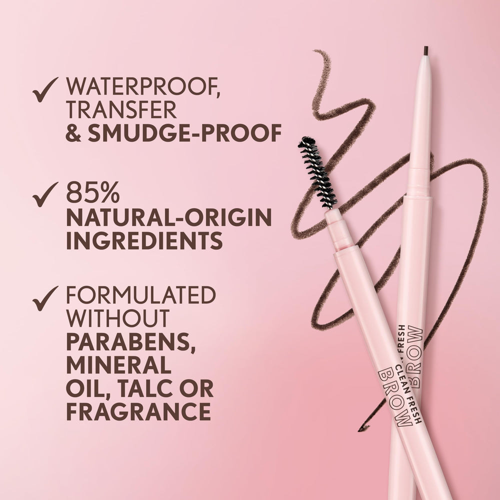 Lápiz Covergirl Clean Fresh Brow Nano para uso diario en formato compacto.