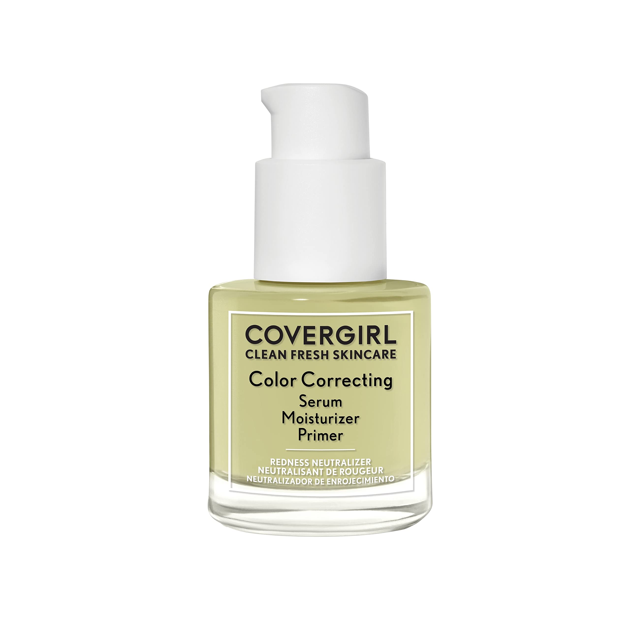 COVERGIRL Clean Fresh Color Correcting Serum, embalaje reciclado, apoya una rutina de belleza más sostenible.