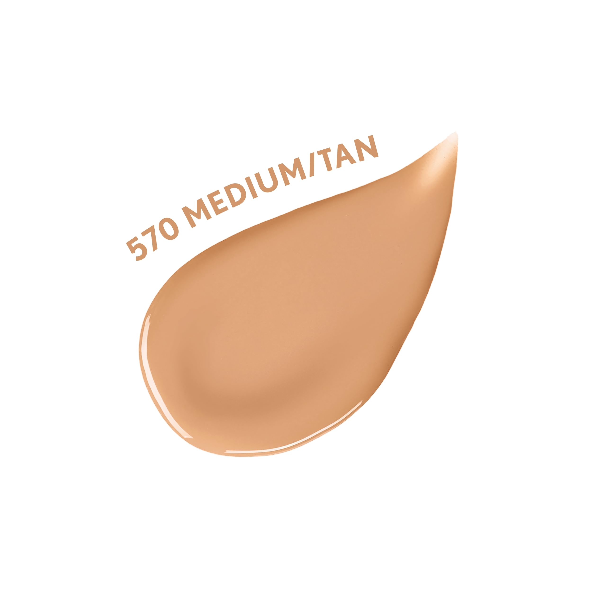 COVERGIRL Clean Fresh muestra tono 570 en piel media para un look equilibrado.
