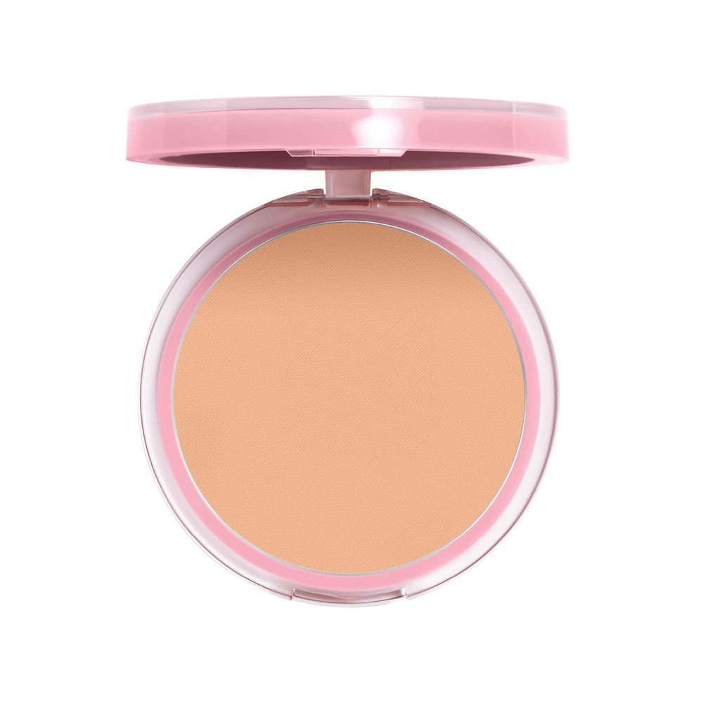 COVERGIRL Clean Fresh Pressed Powder aplicación suave con esponja vegana para tono uniforme.