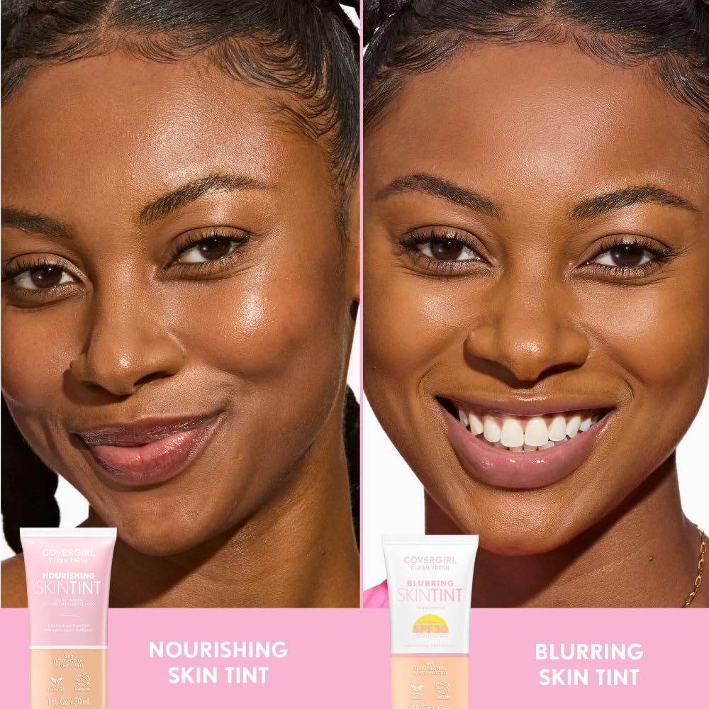 COVERGIRL Clean Fresh Tinte textura ligera que se siente como segunda piel