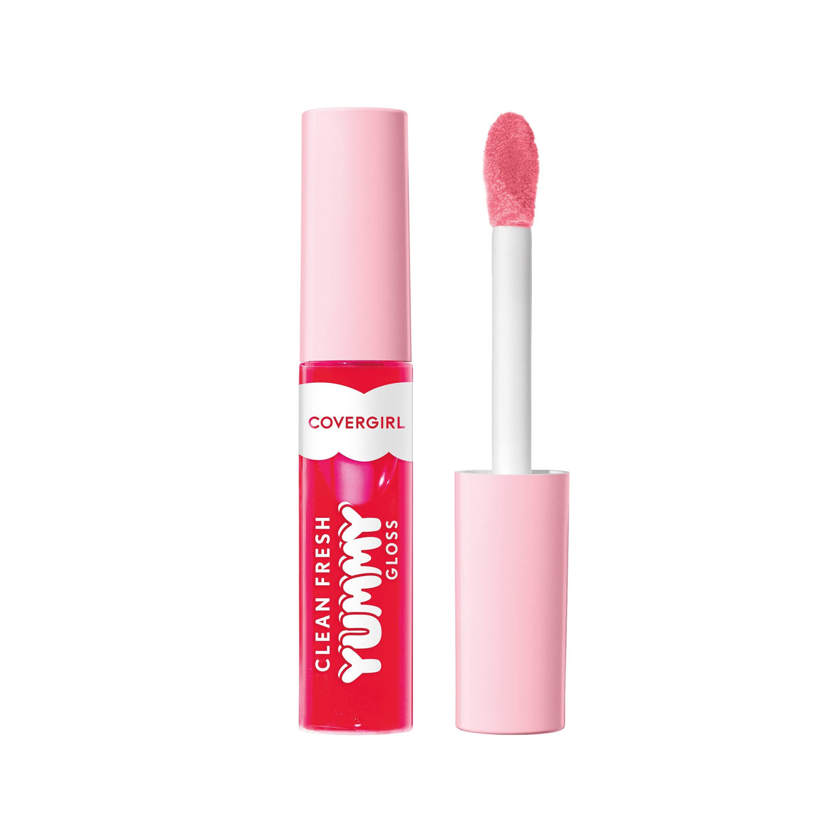 COVERGIRL Clean Fresh Yummy Gloss textura ligera para labios brillantes y cómodos.