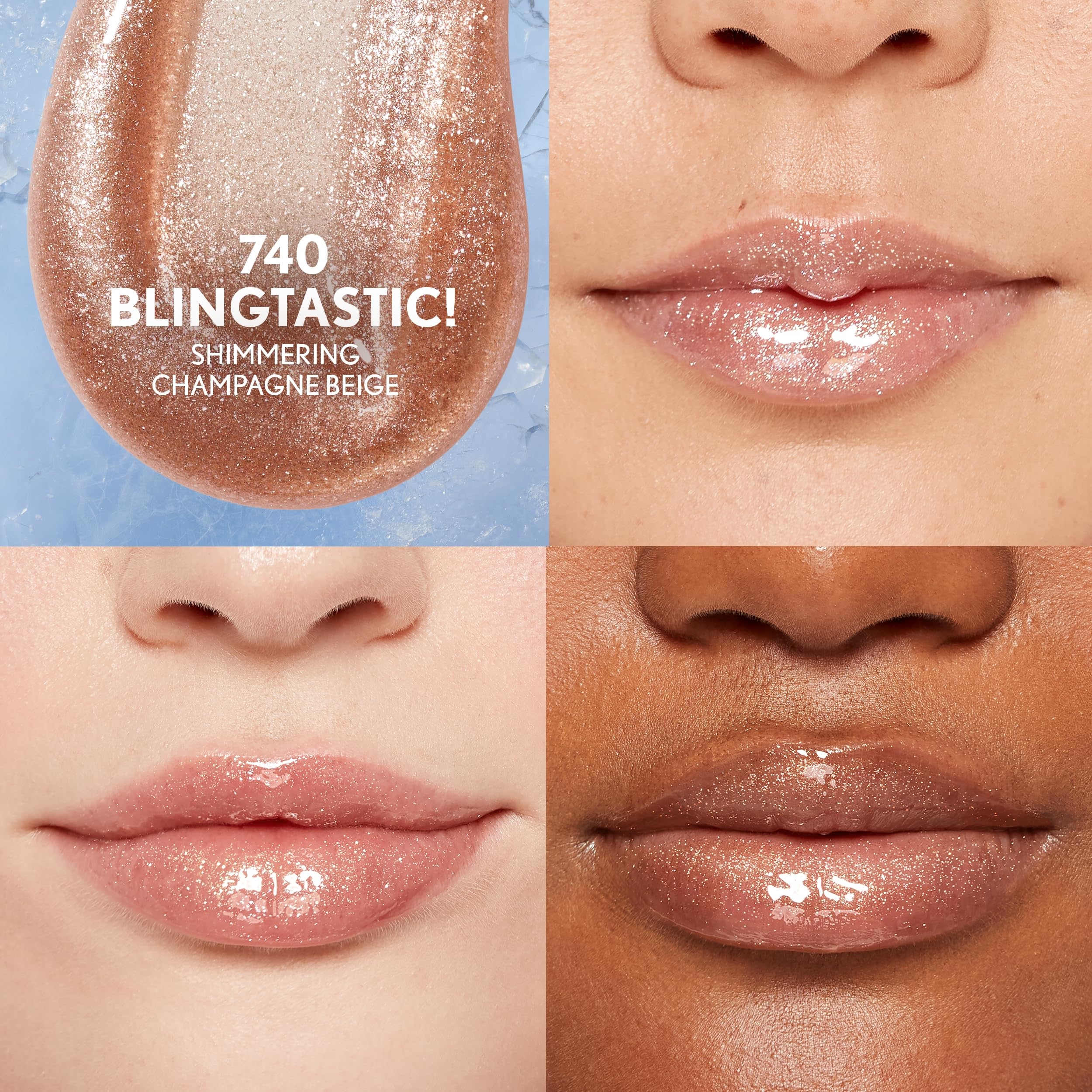 COVERGIRL Brillo labial con efecto aumento de volumen para labios más llenos
