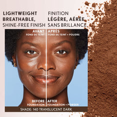CoverGirl translúcido profundo polvo suelto apto para piel sensible.