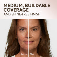 CoverGirl polvo compacto invisible, acabado mate suave y natural