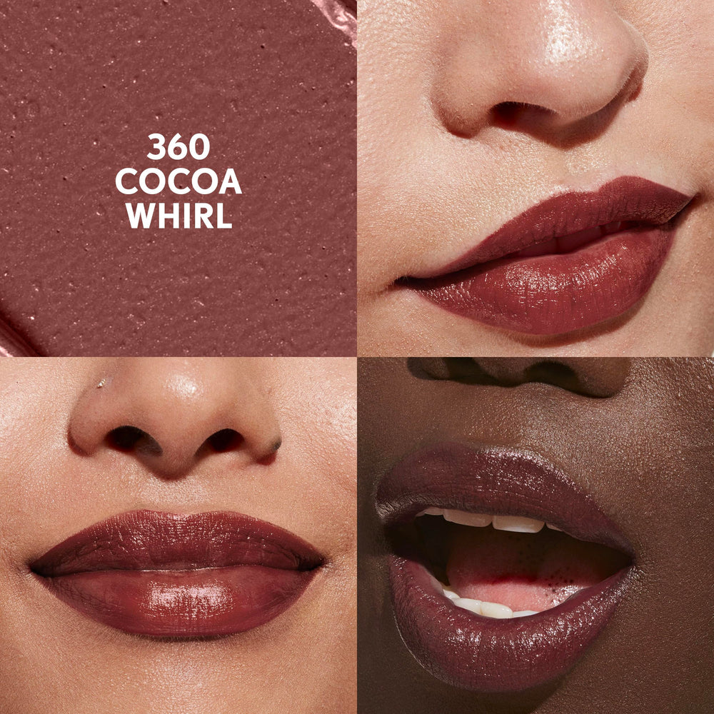 CoverGirl Cocoa Whirl: acabado satinado y color intenso