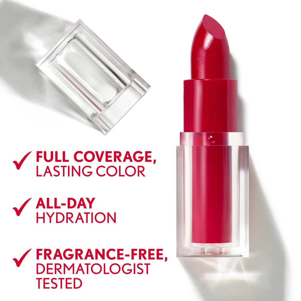 CoverGirl Clean Lip Color Romance Mauve, fórmula sin fragancia para uso diario.