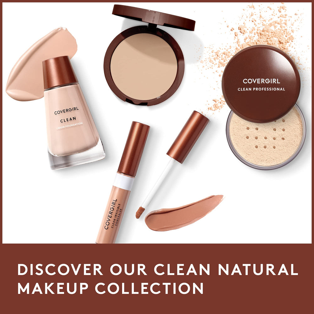 Uso diario con COVERGIRL Clean Makeup para piel normal