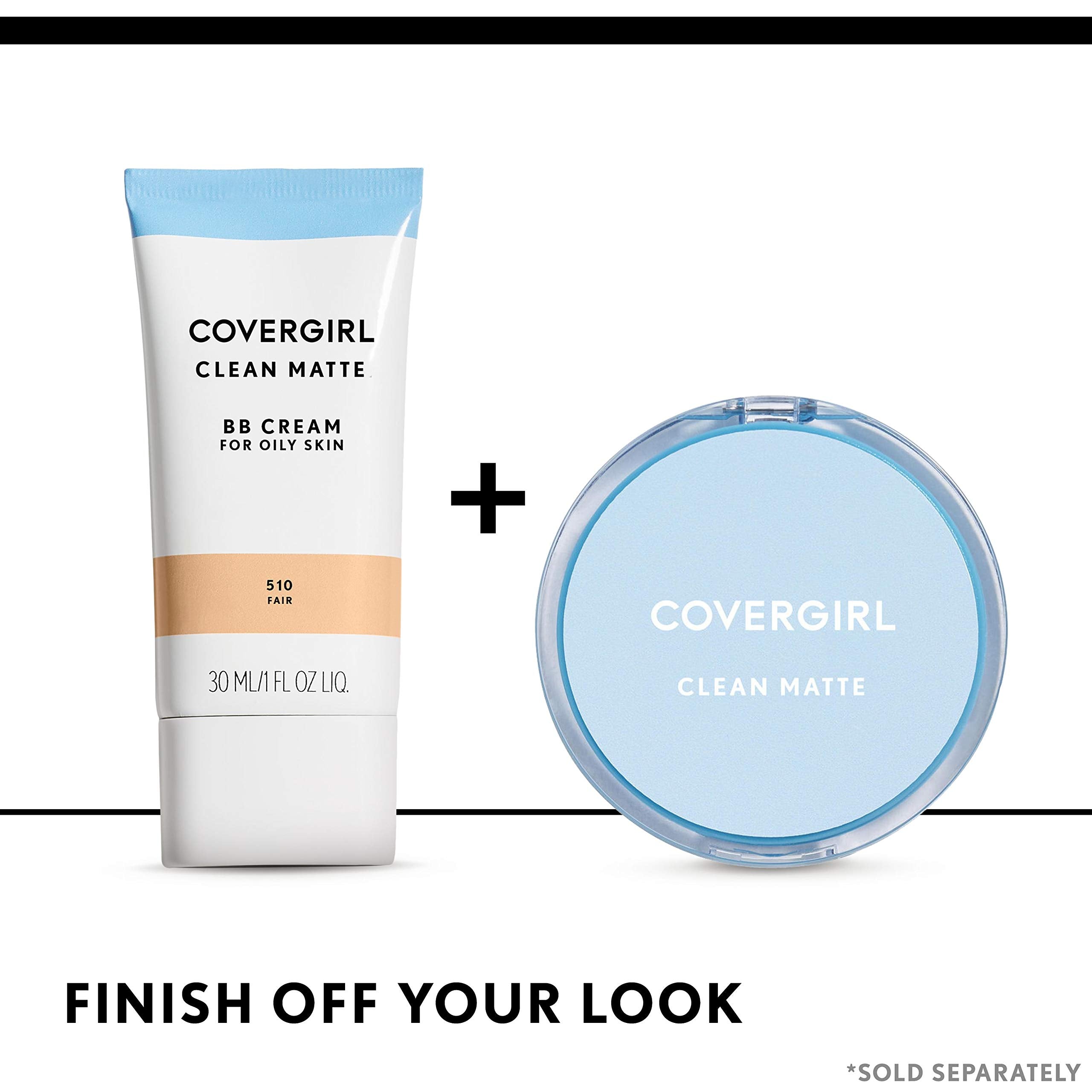 Empaque compacto de COVERGIRL BB Cream para retoques diarios.