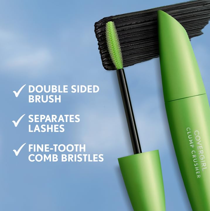 COVERGIRL Clump Crusher: envase cómodo para retoques diarios.