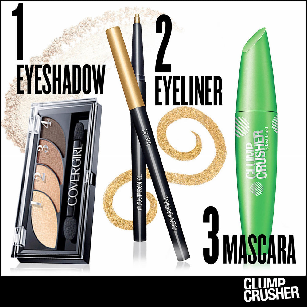 Ideal para completar un estilo de ojo ahumado con COVERGIRL Clump Crusher.