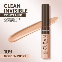 Corrector Covergirl con textura hidratante para un acabado ligero y cómodo.