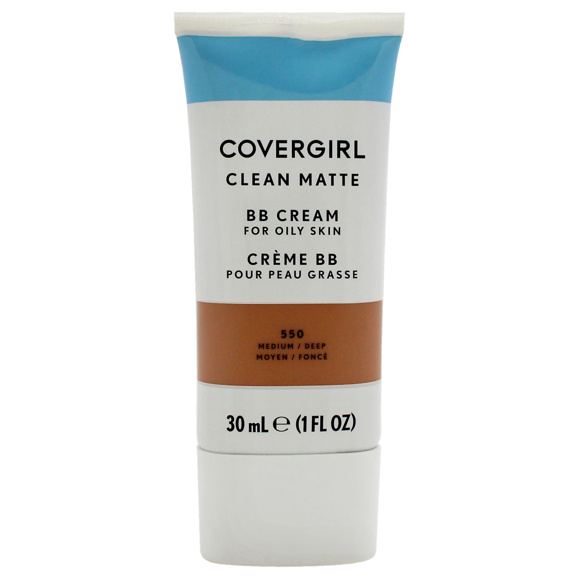 COVERGIRL Crema BB Mate en bote, acabado mate duradero y ligero.