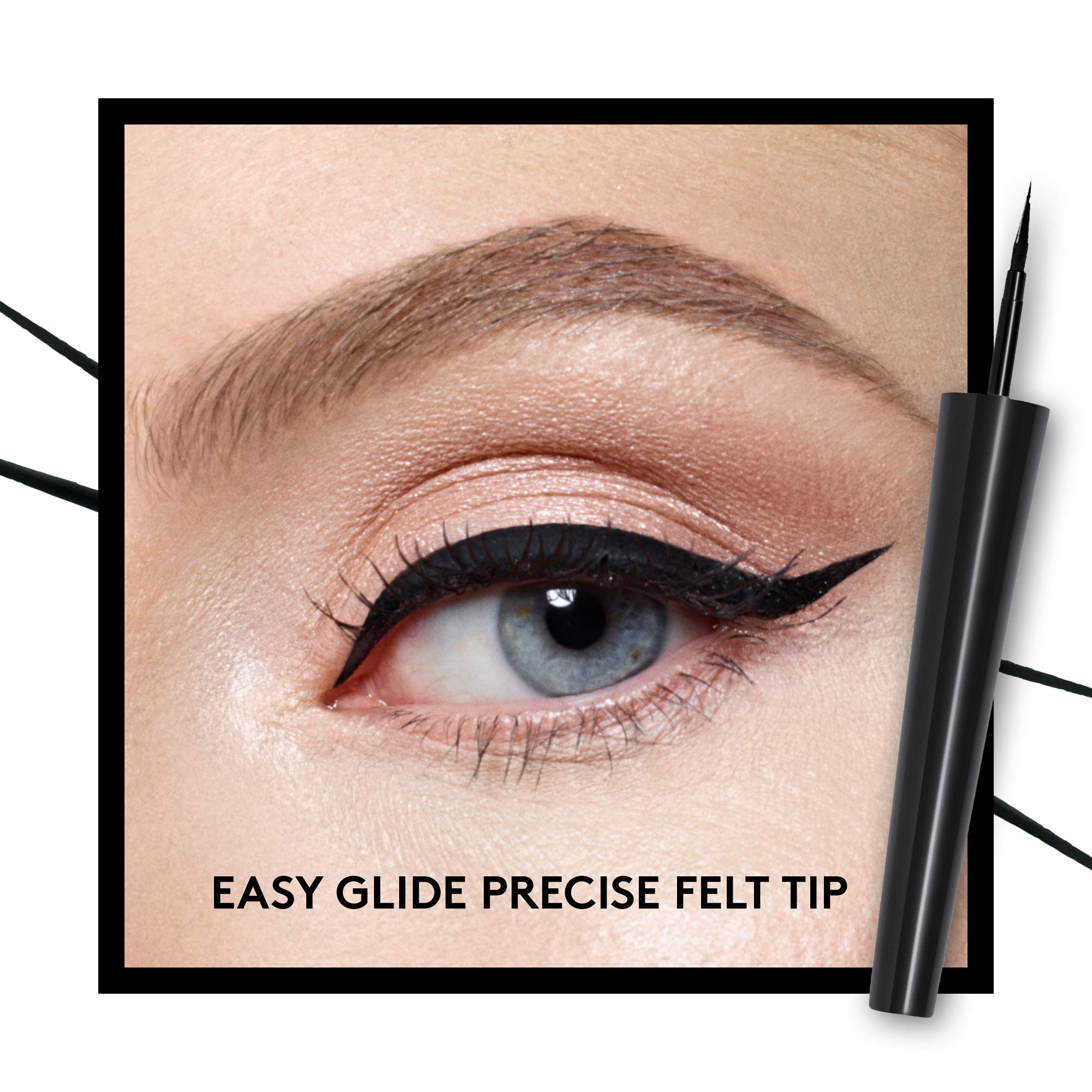 Covergirl delineador líquido Perfect Point Plus, duración de hasta 12 horas sin retoques.
