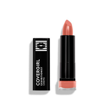 COVERGIRL Exhibicionista barra labial crema Coral Sueños para color duradero e hidratación.