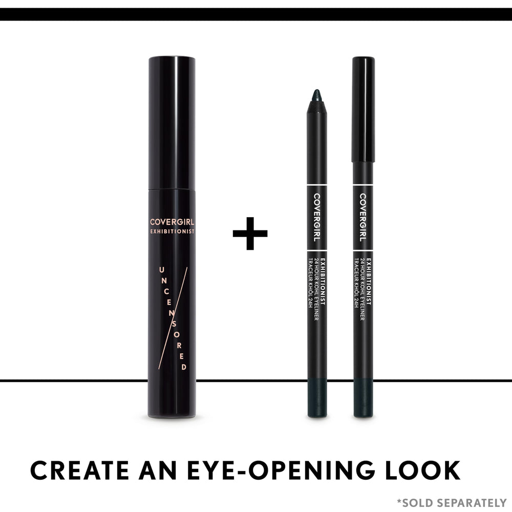 COVERGIRL Exhibitionist colores intensos para ojos, realzan el look con brillo profundo.