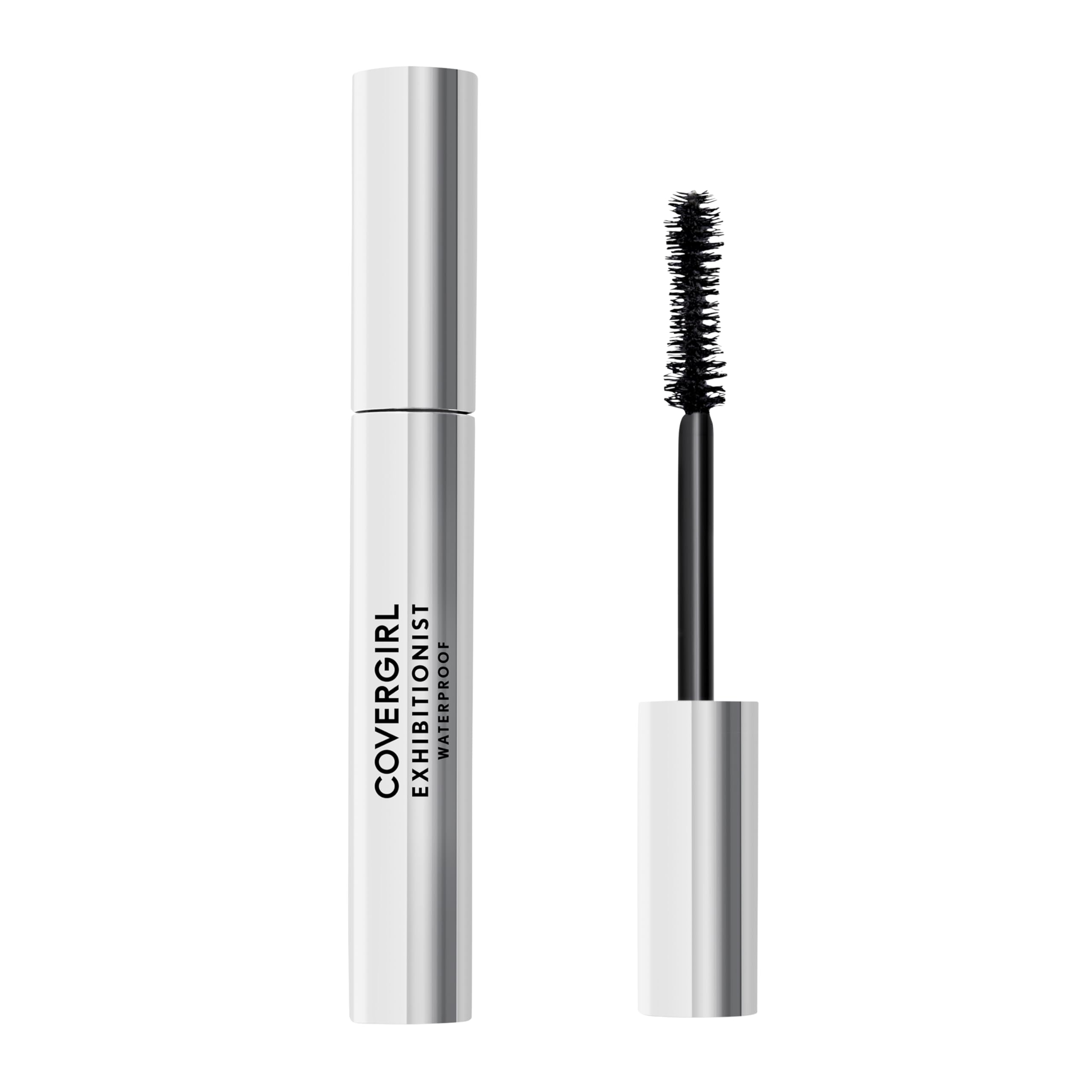 Envase de CoverGirl Exhibitionist Mascara con diseño claro para reconocimiento y compra rápida.