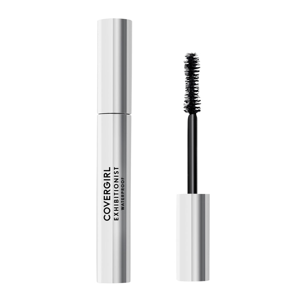 Envase de CoverGirl Exhibitionist Mascara con diseño claro para reconocimiento y compra rápida.