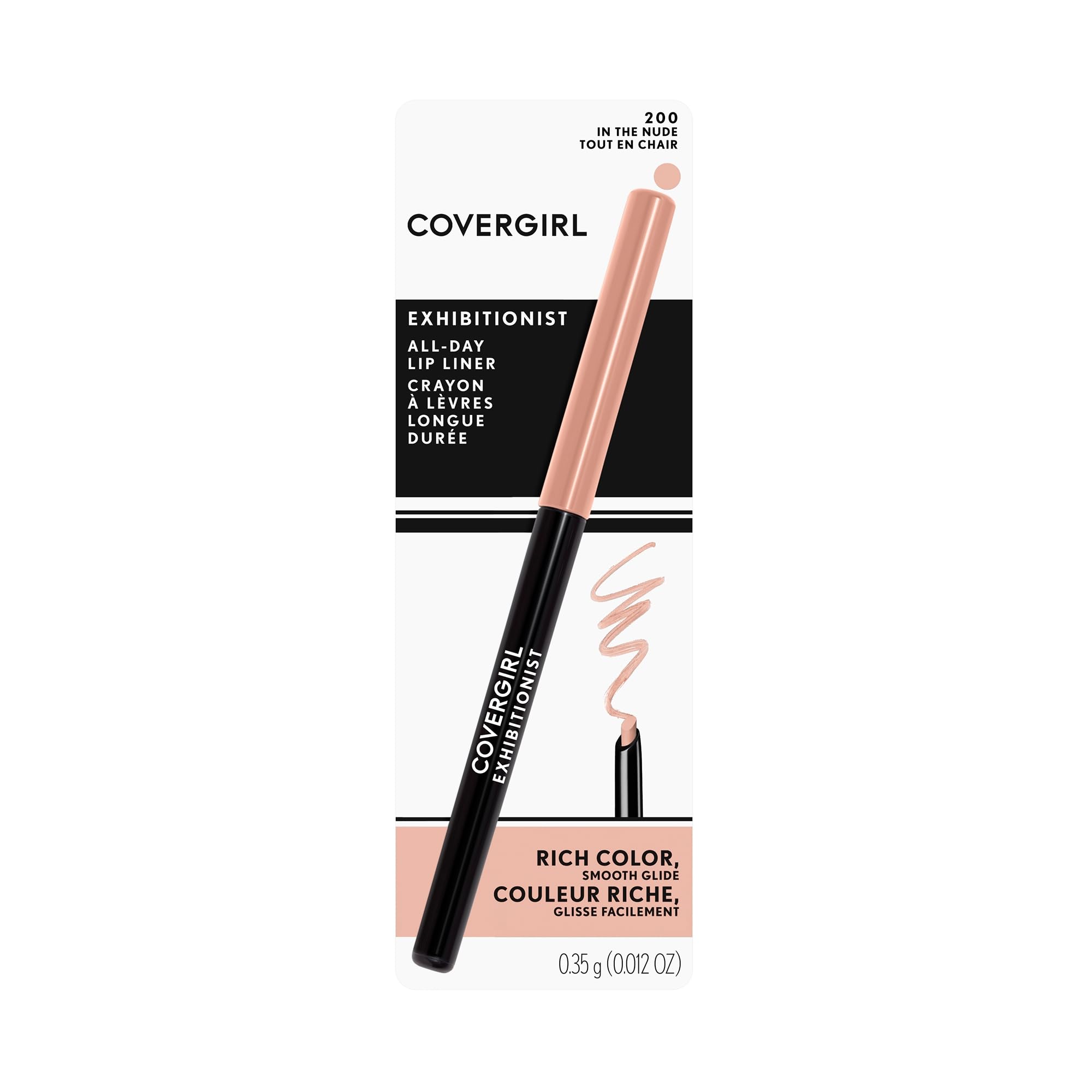 COVERGIRL Exhibitionist Textura Cremosa: sensación suave para uso diario.